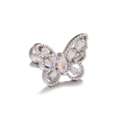 Animal Butterfly Stainless Steel Earrings