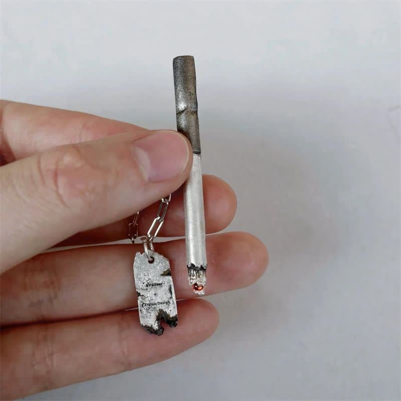 Creative "Lit Cigarette" Necklace