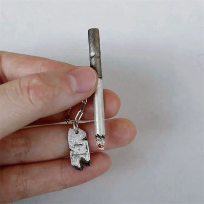 Creative "Lit Cigarette" Necklace