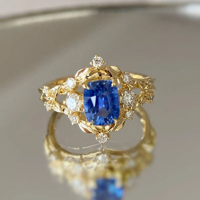 Vintage Luxury Sapphire Ring