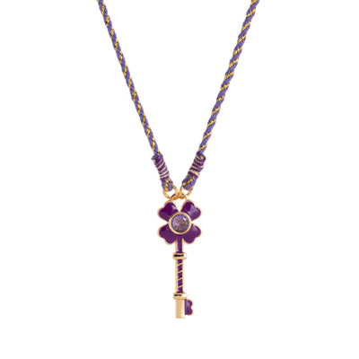 FREE Today: Heart & Clover Key Lucky Necklace
