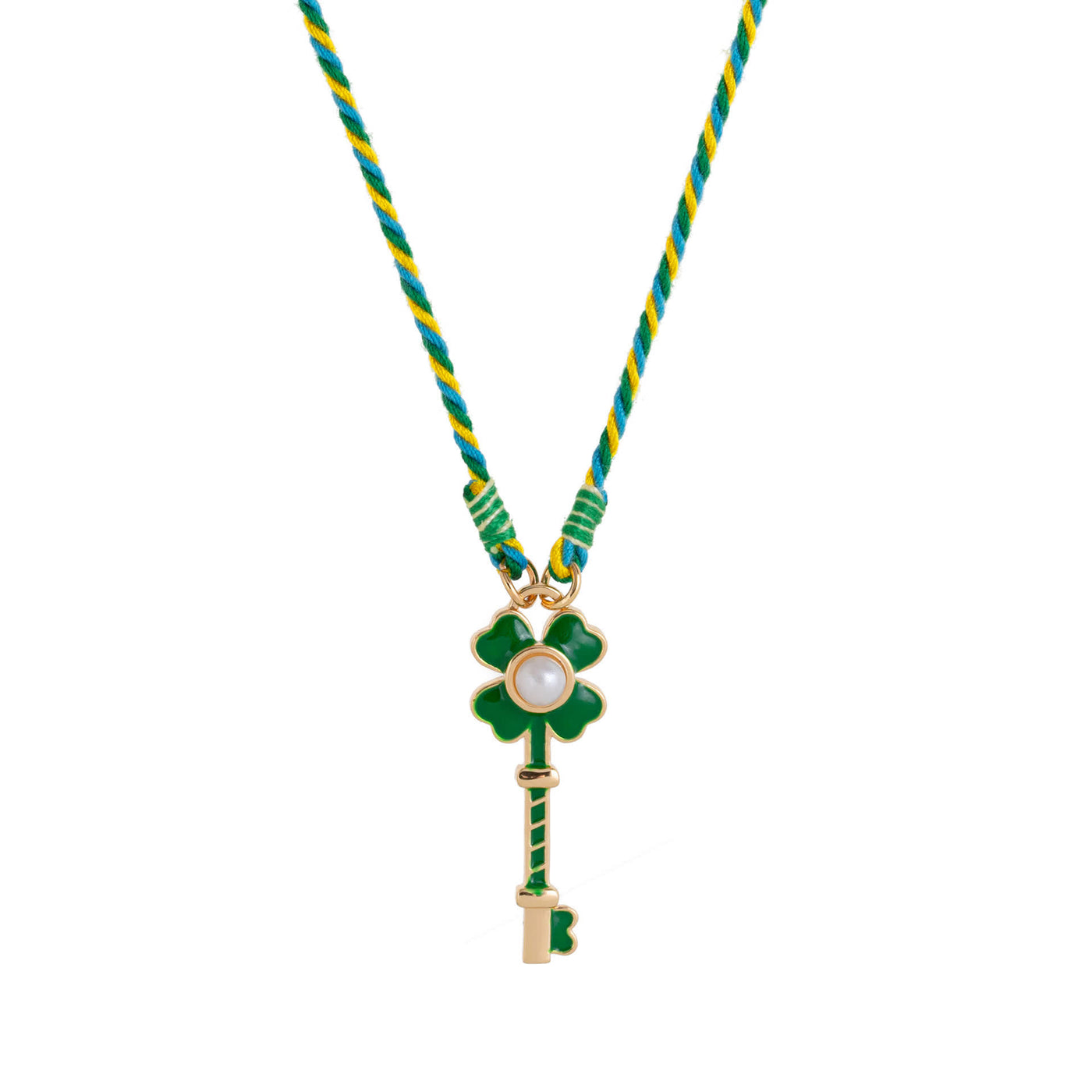 FREE Today: Heart & Clover Key Lucky Necklace