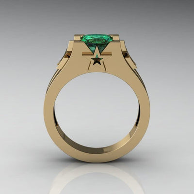 Luxury Sapphire Copper Ring