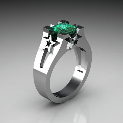Luxury Sapphire Copper Ring