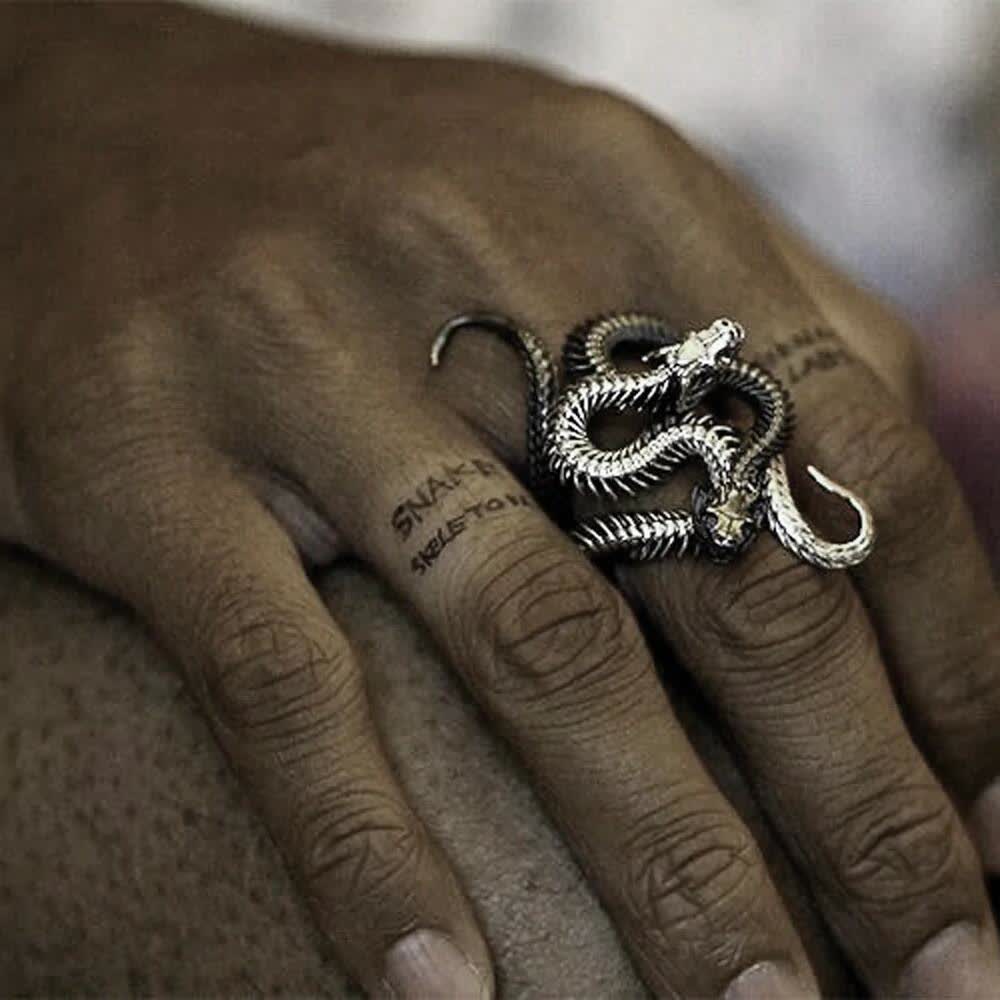 FREE Today: Vintage Double Snake Ring