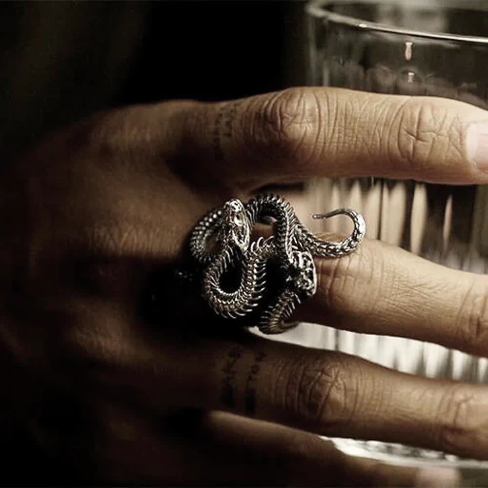 FREE Today: Vintage Double Snake Ring
