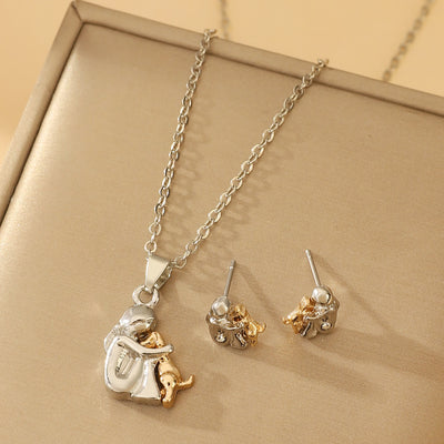 Cuddle Necklace & Earrings