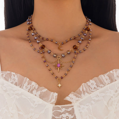 FREE Today: Moon Tassel Pendant Necklace