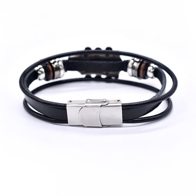 FREE Today: Guitar Leather Bracelet