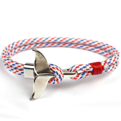 FREE Today: Handmade String Cute Whale Tail Survival Bracelets