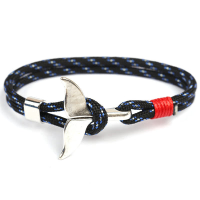 FREE Today: Handmade String Cute Whale Tail Survival Bracelets