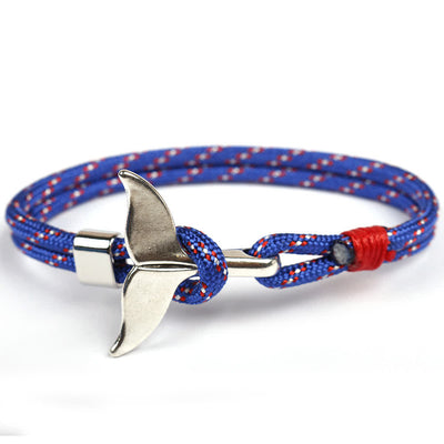 FREE Today: Handmade String Cute Whale Tail Survival Bracelets