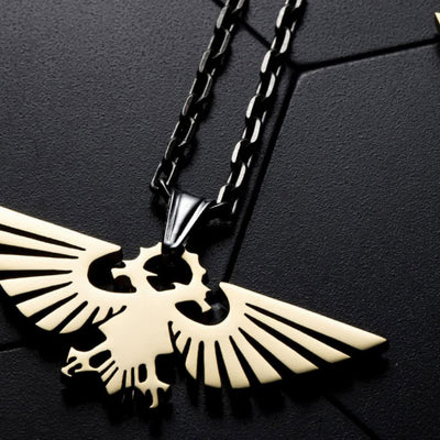FREE Today: Aquila Eagle Necklace, Ring - Black Chain - image 1