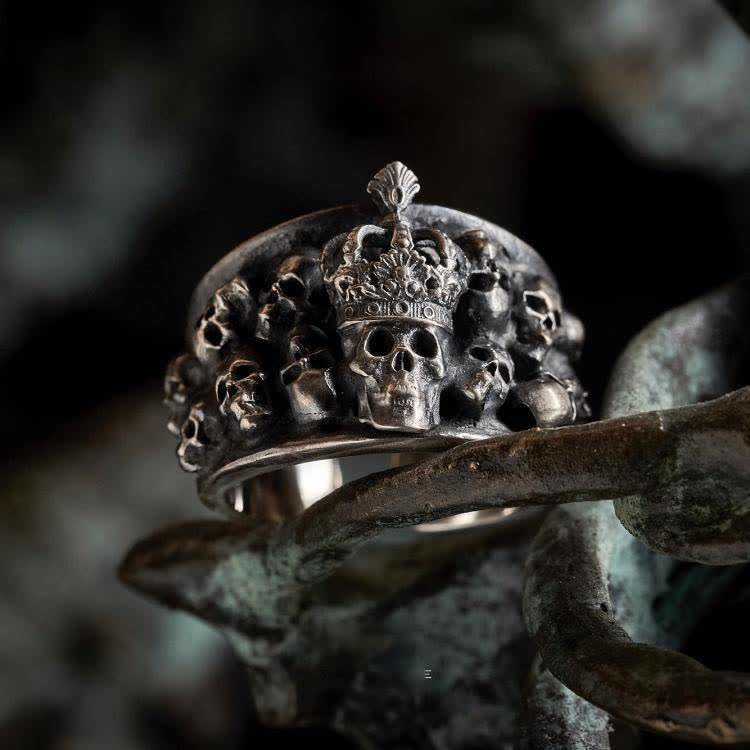 FREE Today: Handmade Emperor Dark Skull Ring