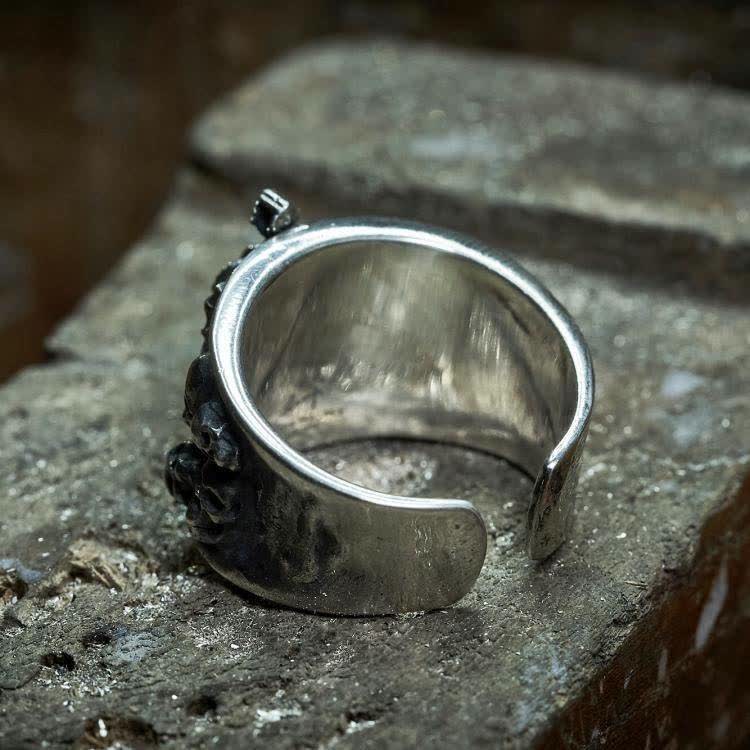 FREE Today: Handmade Emperor Dark Skull Ring