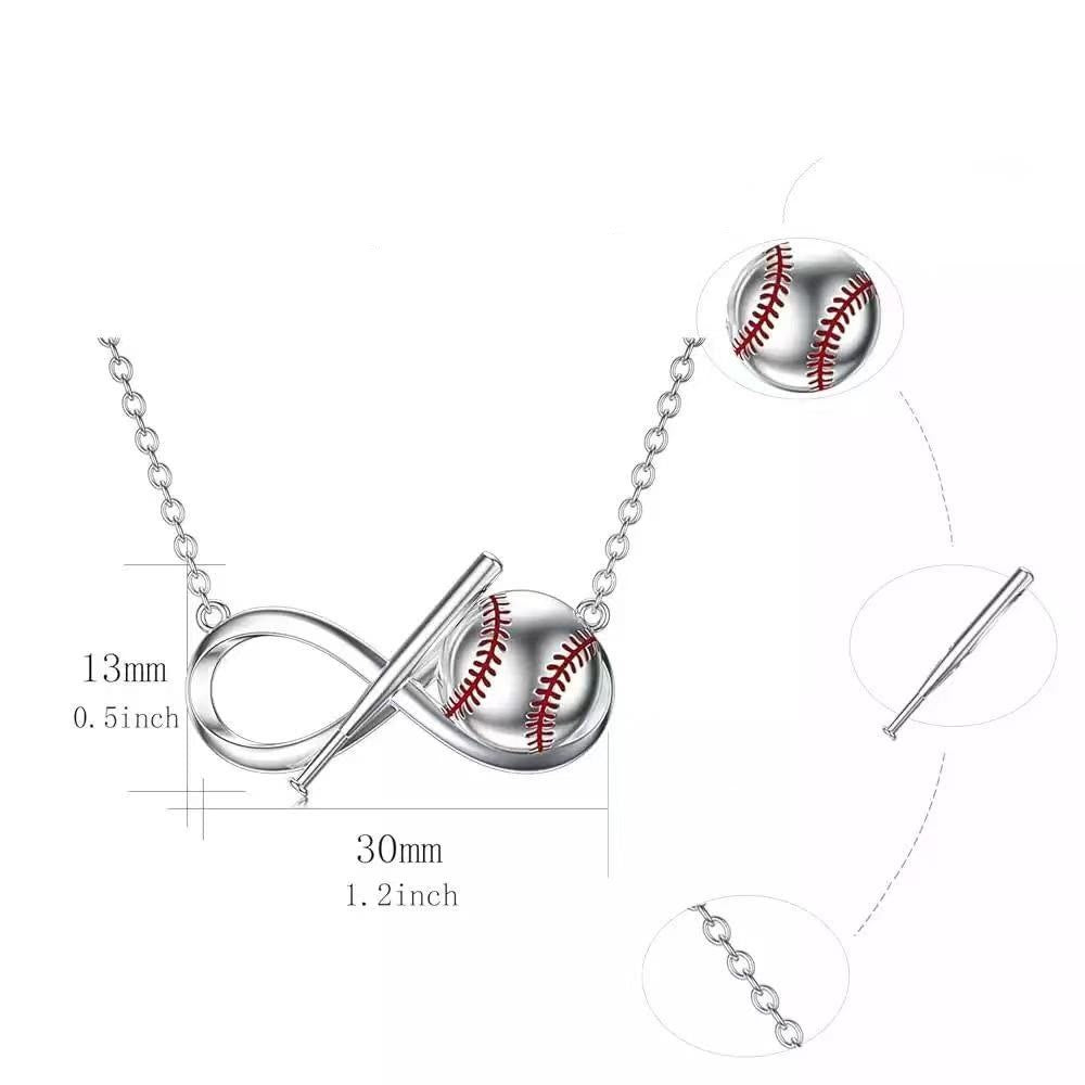 FREE Today: Baseball Bat Infinity Symbol Pendant Necklace - image 5