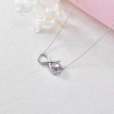 FREE Today: Baseball Bat Infinity Symbol Pendant Necklace - image 4