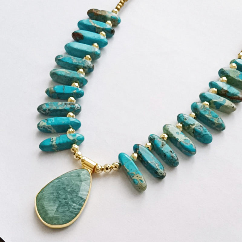 Turquoise Amazonite Necklace