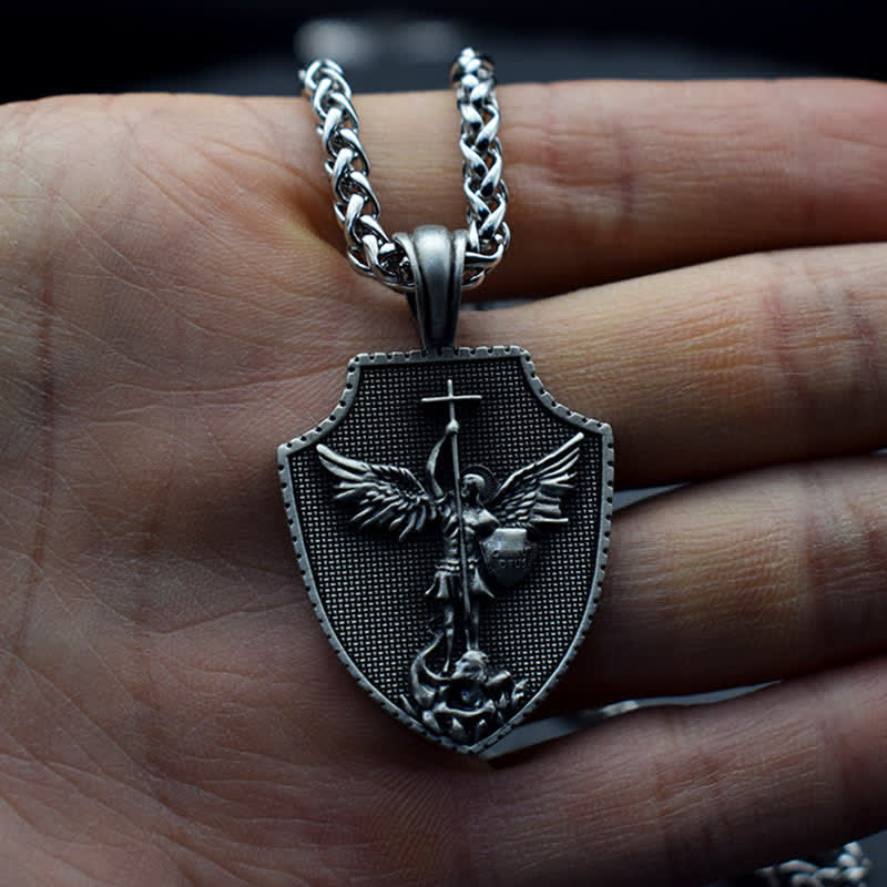 Mariners and Military Micharl's Archangel Necklace