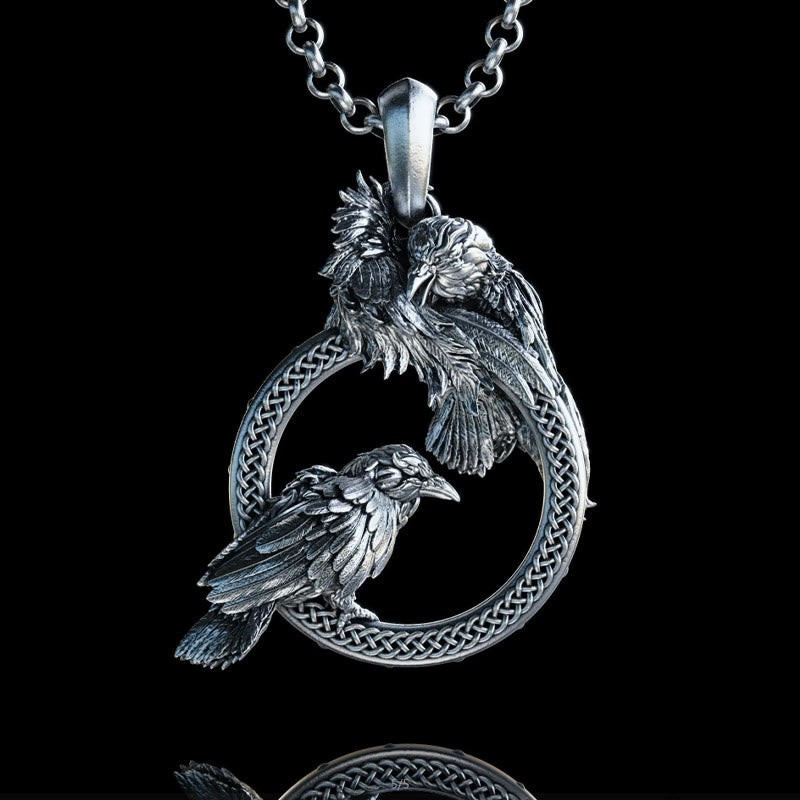 Chain of Divine Ravens Necklace