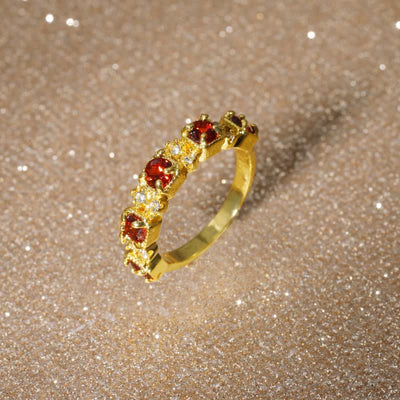 Luxurious Ruby Healing Ring