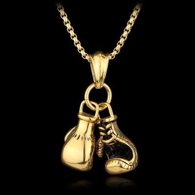 FREE Today:  Be Brave - Boxing Gloves Necklace