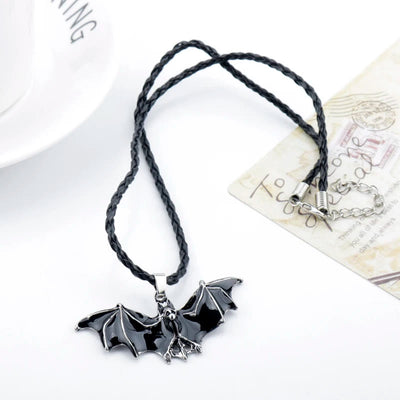 Flying Vampire Bat Necklace