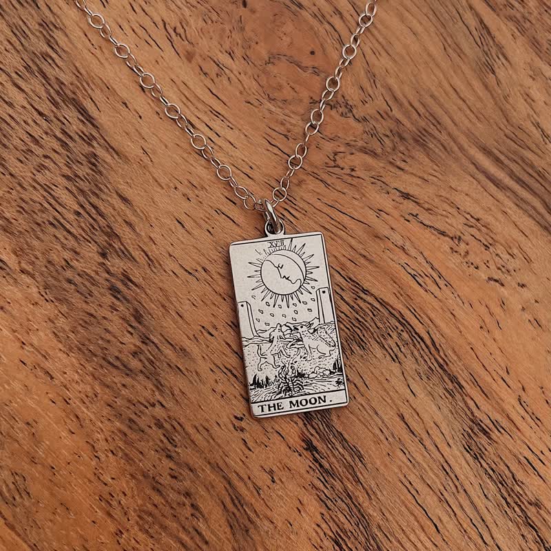 The Major Arcana Dainty Tarot Card Necklace