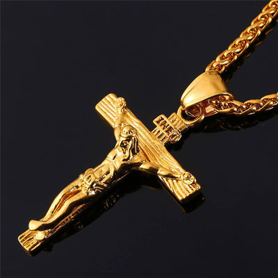 FREE Today: "Life Of Christ" Jesus Cross Necklace