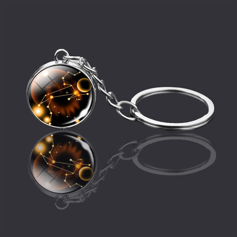 Glass 12 Stars Zodiac Starry Necklace