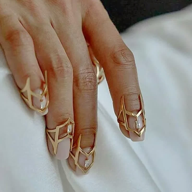 Silver Gold Punk Fingertip Nail Ring