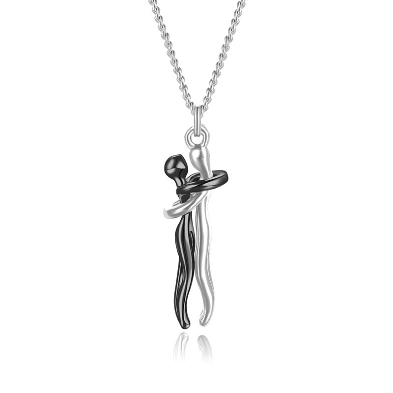 FREE Today:  Couple Love Hug Dance Necklace