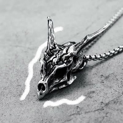 FREE Today: Dragon Spirit - Draconic Skeleton Necklace