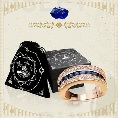Trendy Sapphire Solitaire Ring