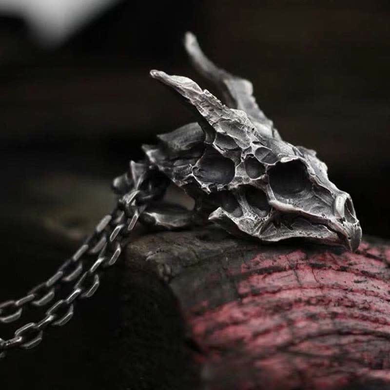 FREE Today: Dragon Spirit - Draconic Skeleton Necklace