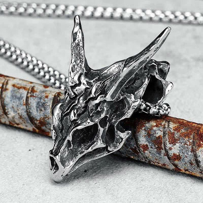 FREE Today: Dragon Spirit - Draconic Skeleton Necklace