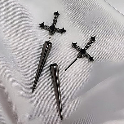 Grunge E-Girl Aesthetic Gothic Sword Earrings