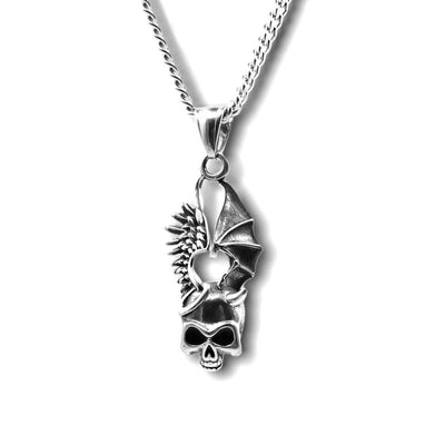 Personality Elements Hip Hop Skull Necklace