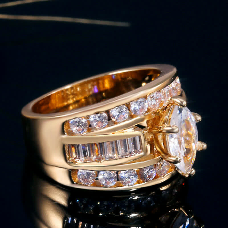 Women's Marquise Cubic Zirconia Ring