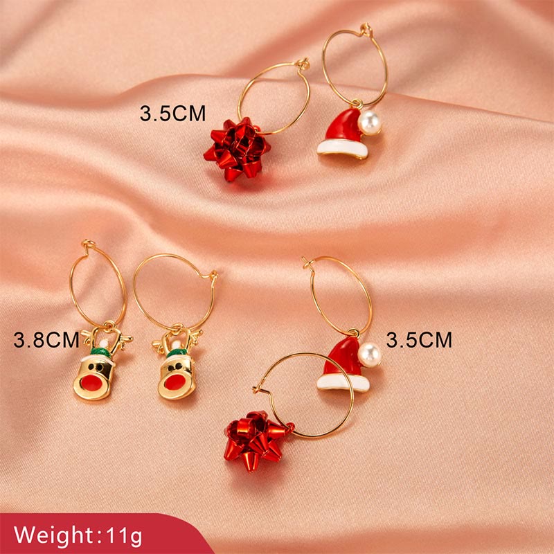 Creative Christmas Atmosphere Earrings