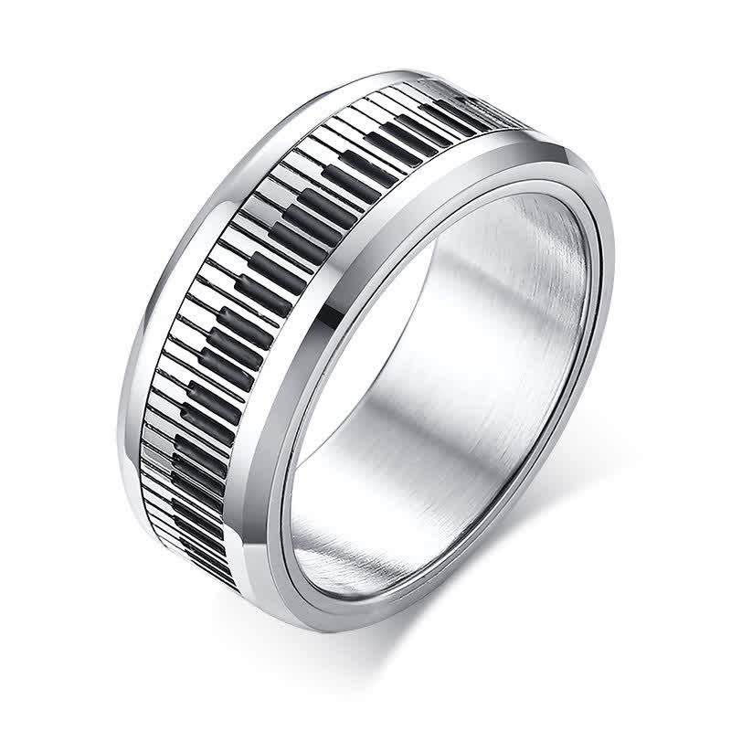 Spinner Music Piano Keyboard Ring