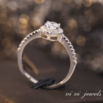 "True Love Is Priceless" - Zirconia Wedding Couples Ring Set