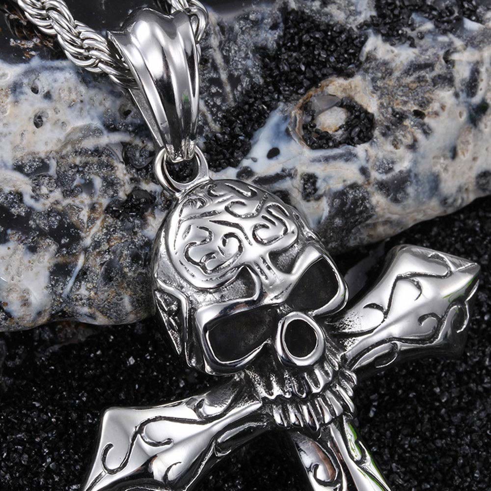 "Spirit Of Power" Men's Retro Cross Necklace
