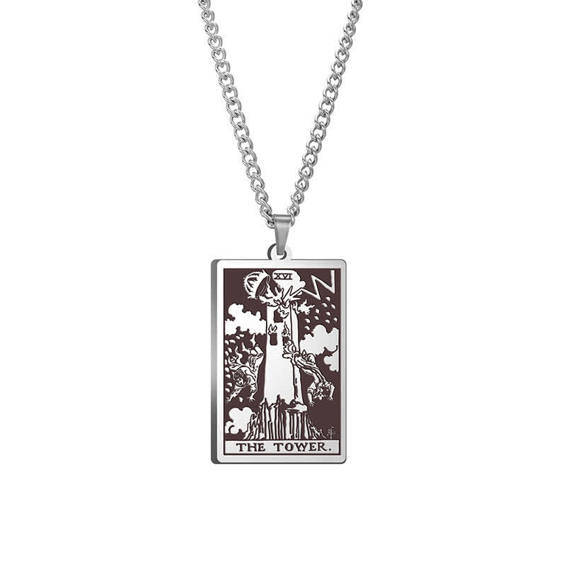 The Major Arcana Dainty Tarot Card Necklace