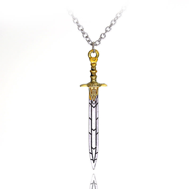 Movie Retro Sword Creative Necklace