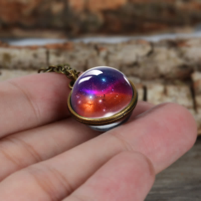 Olivenorma Solar System Universe Star Necklace