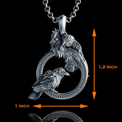 Chain of Divine Ravens Necklace