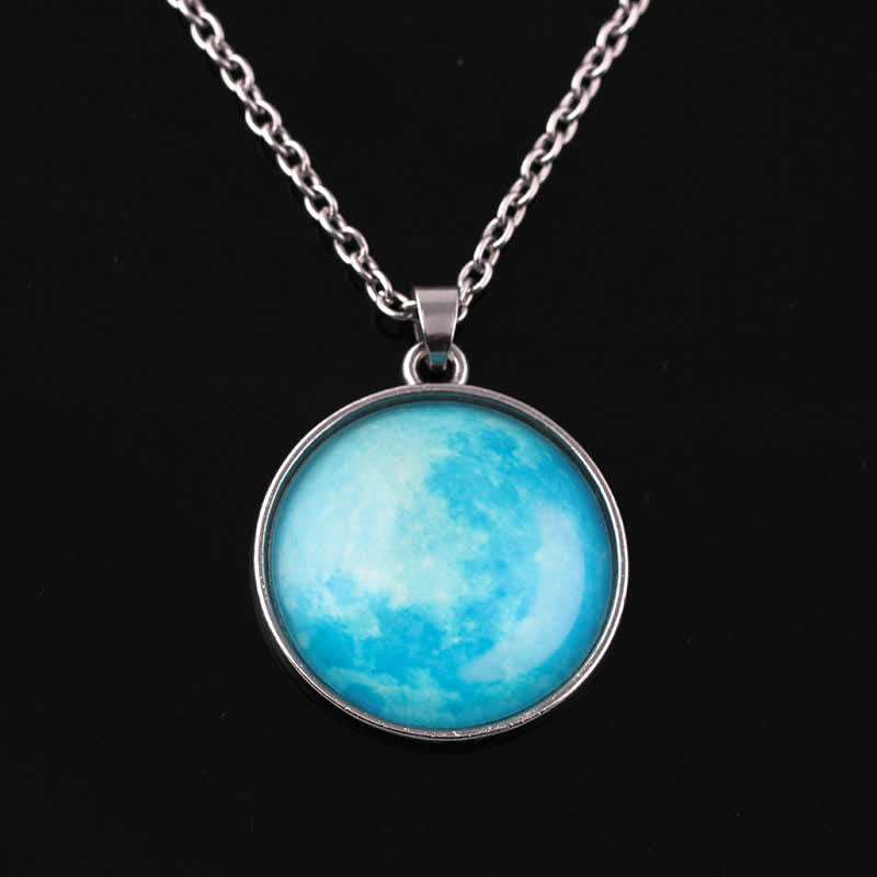 Glowing Full Moon Necklace