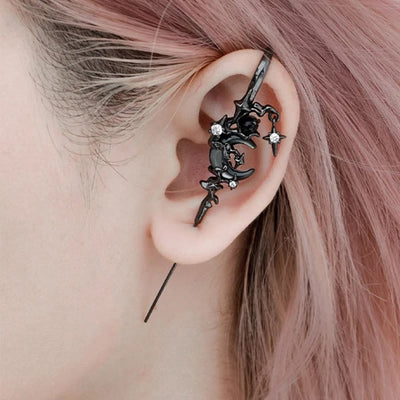 FREE Today: MYTH OF THE MOON Ear Hook Needle Piercing Earring