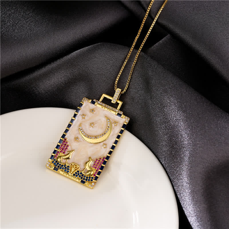 Olivenorma Tarot Card Colors Necklace